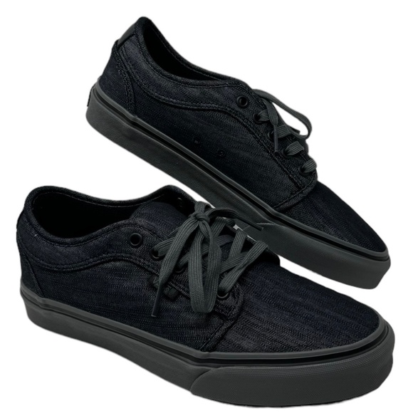 VANS Skate Chukka Low Black Gray Women’s Low Top Canvas Sneakers VN0A4BX45BR - Picture 2 of 10